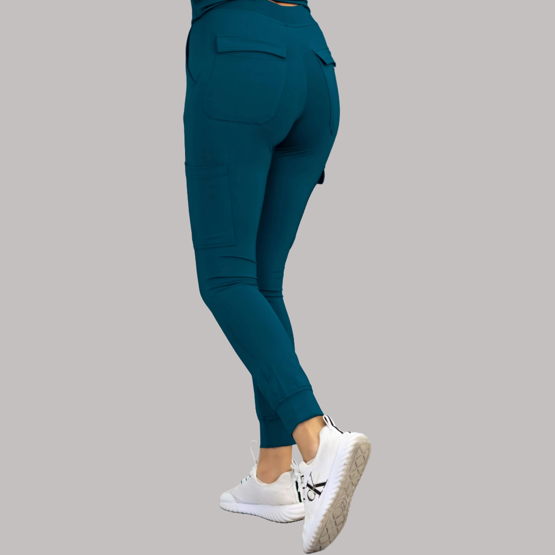 Jogger Quirurgico Mujer Azul Corsair, Super Stretch, Scrubs 901