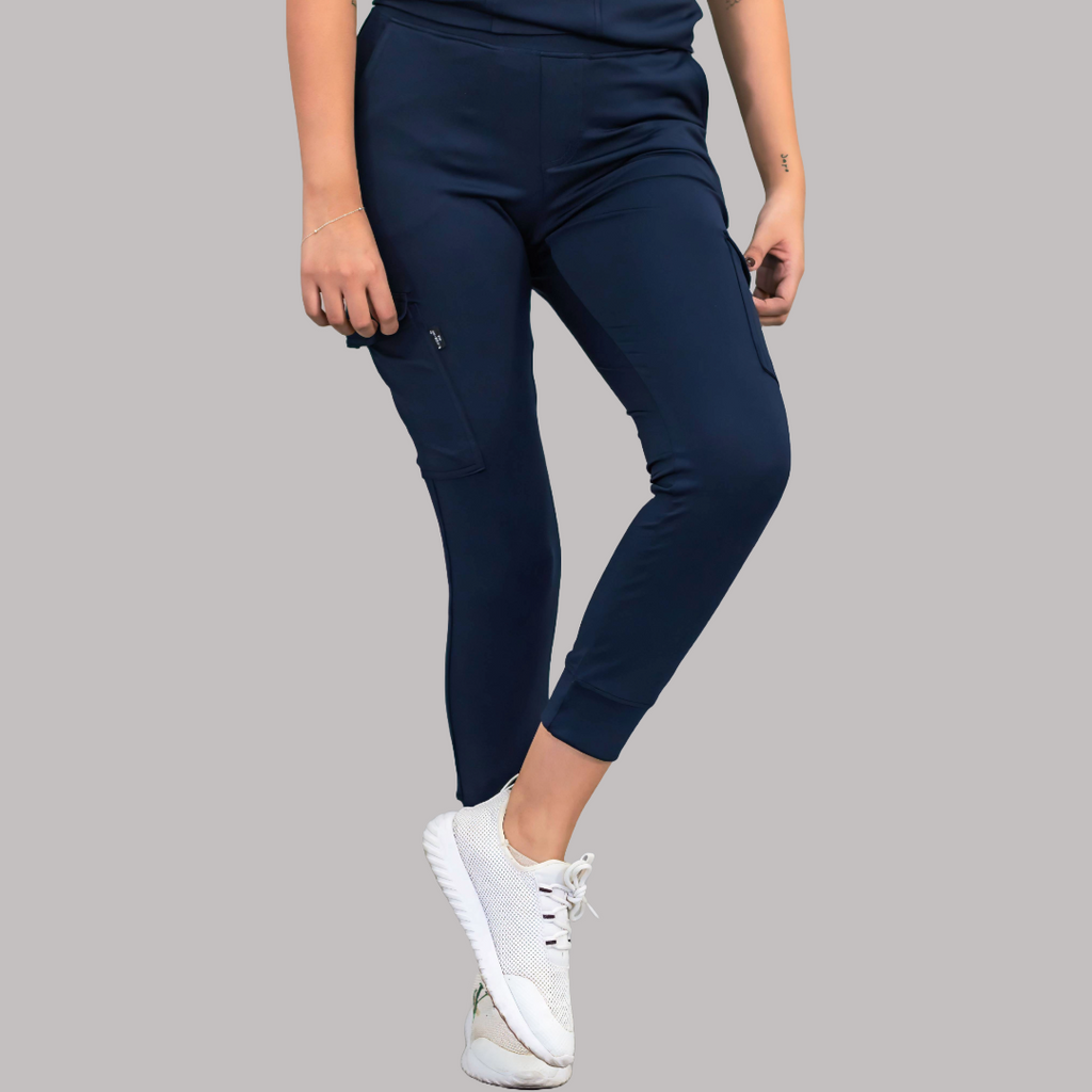 Jogger Quirúrgico, Azul Marino Mujer Super Stretch, Scrubs 901