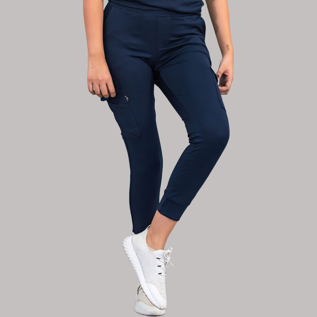 Jogger Quirúrgico, Azul Marino Mujer Super Stretch, Scrubs 901