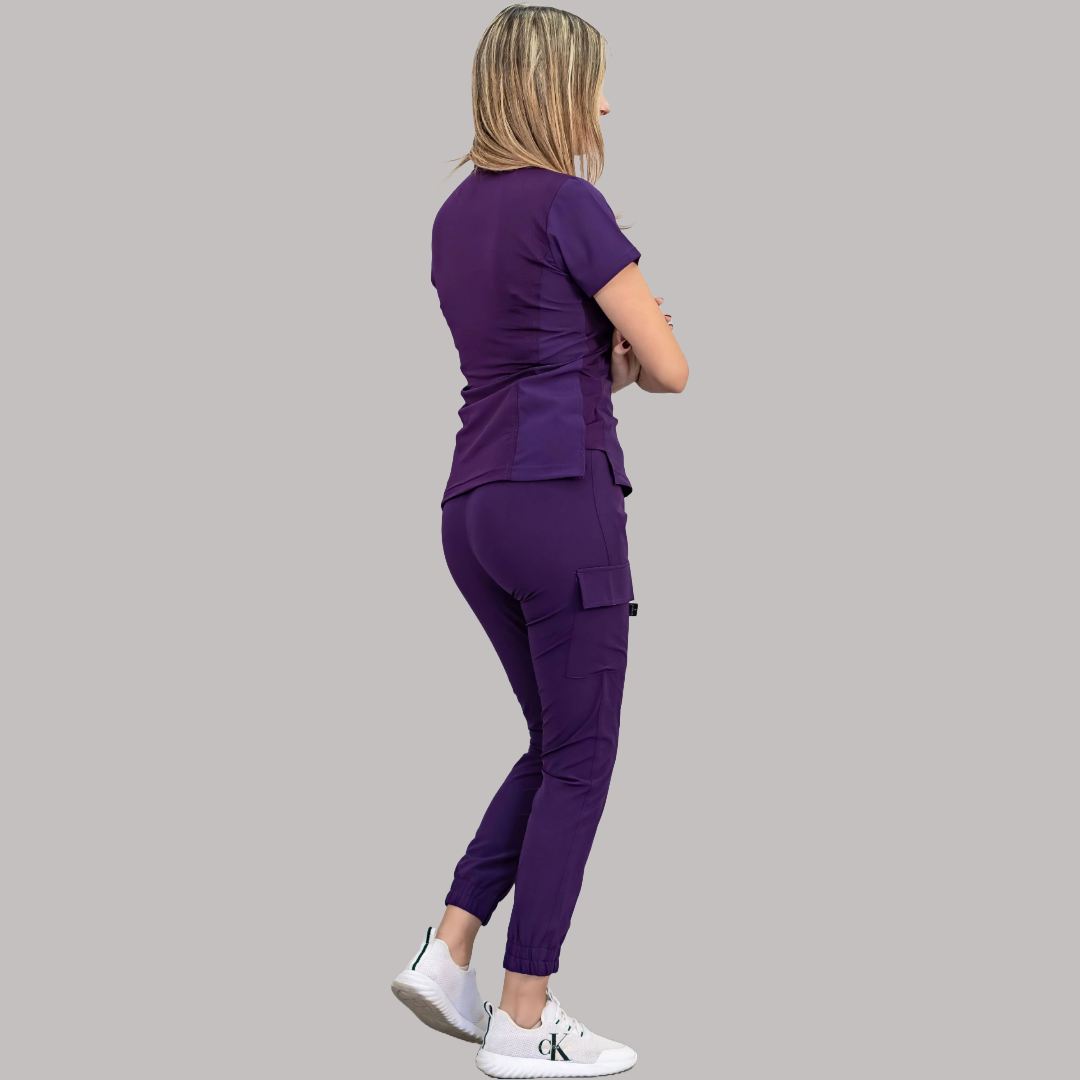 Jogger Quirúrgico Mujer Skinny Morado, Scrubs 520