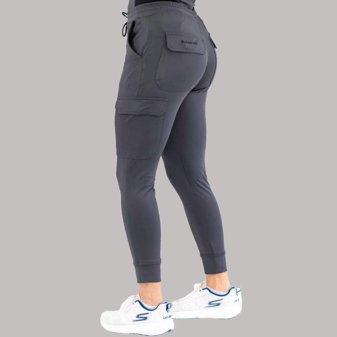 Jogger Quirúrgico Mujer Super Stretch Gris, Scrubs 905