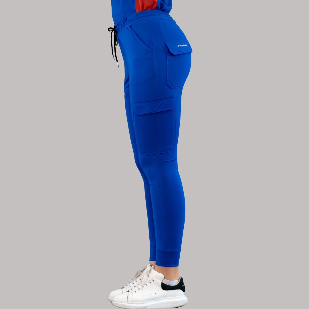 Jogger Unisex Quirúrgico Super Stretch Azul Rey, Scrubs 905