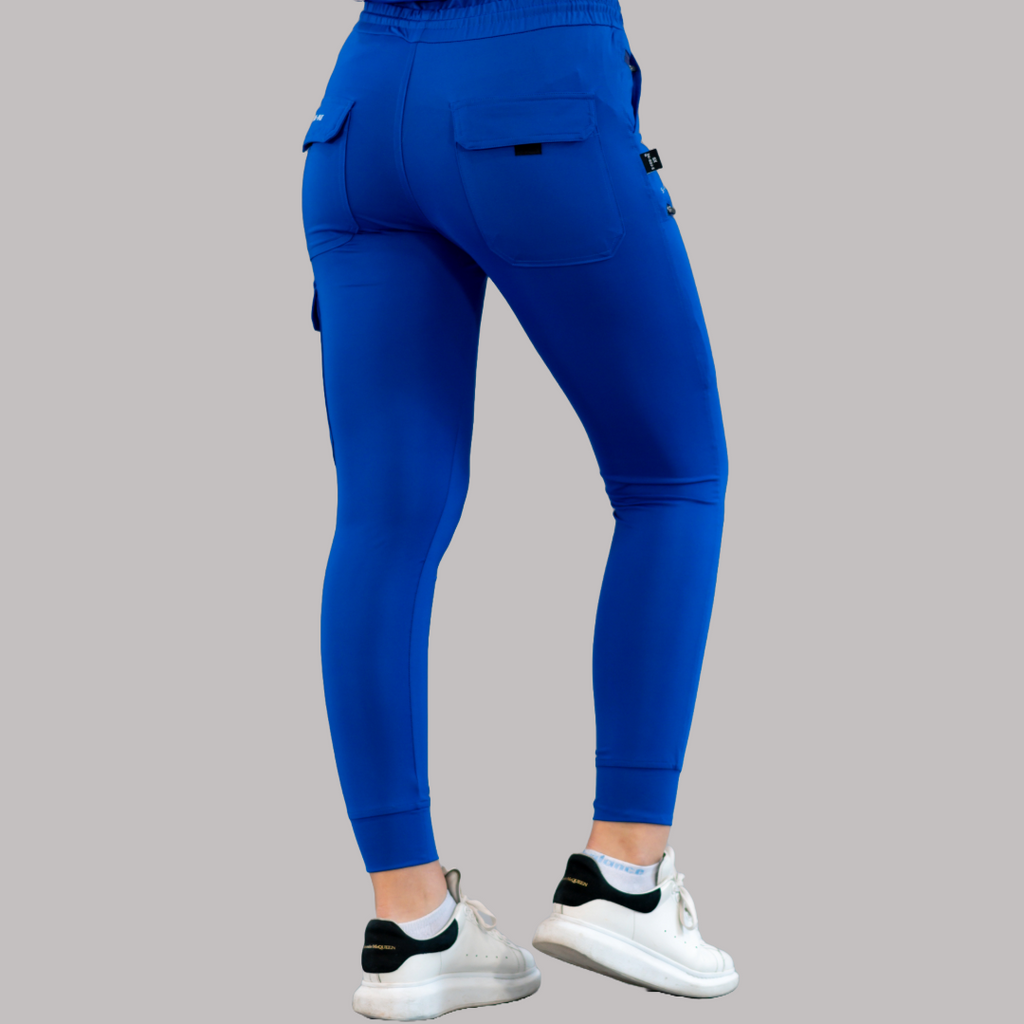 Jogger Unisex Quirúrgico Super Stretch Azul Rey, Scrubs 905