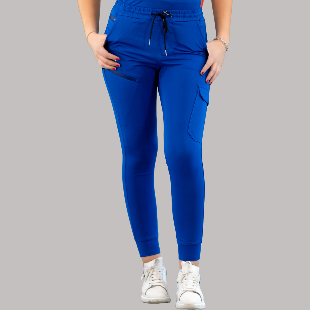 Jogger Unisex Quirúrgico Super Stretch Azul Rey, Scrubs 905