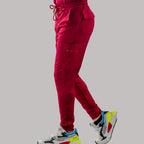Unisex Scrub Jogger Super Stretch Burgundy, Scrubs 901