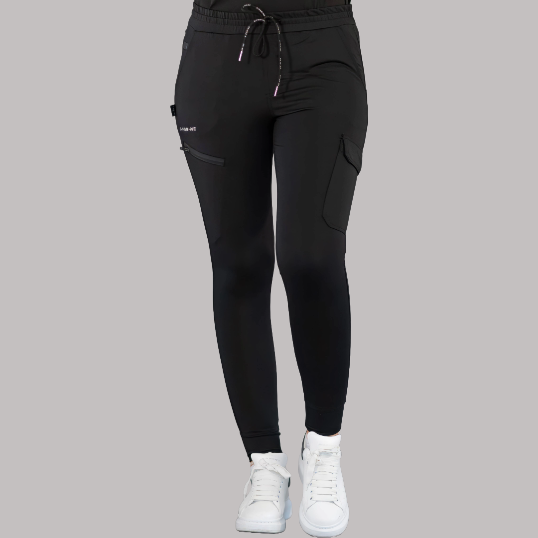 Jogger Quirurgico Mujer Super Stretch Negro, Scrubs 905