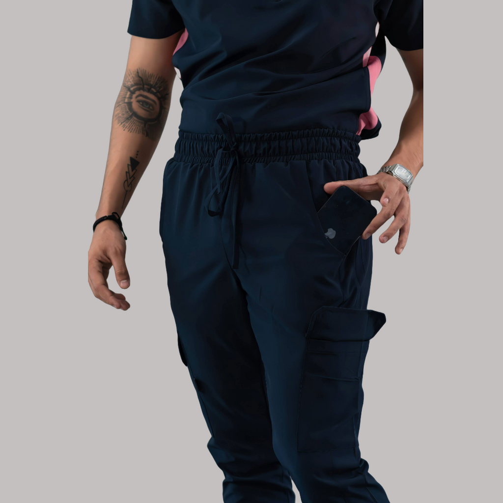 Jogger Quirúrgico Skinny, Azul Mno F.W Hombre, Scrubs 520