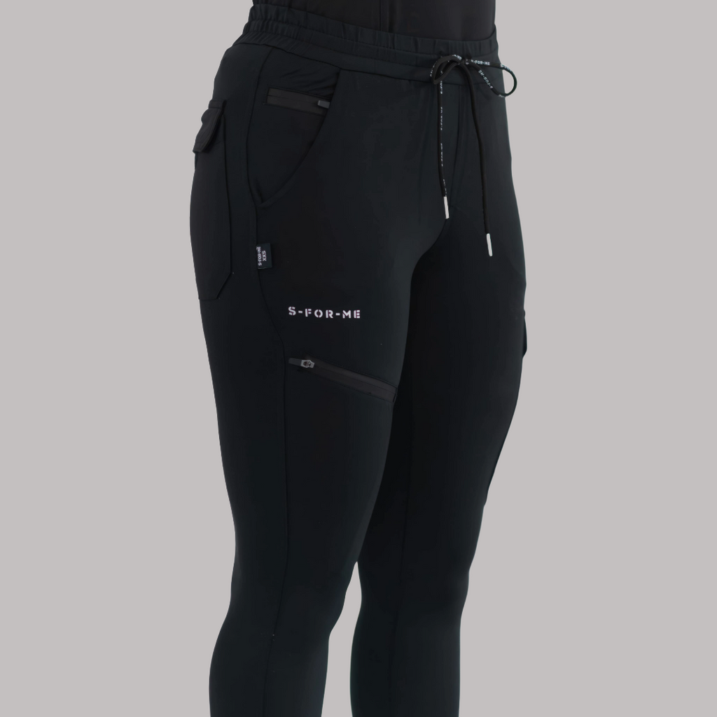 Jogger Quirurgico Mujer Super Stretch Negro, Scrubs 905