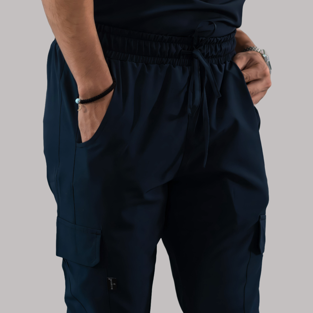 Jogger Quirúrgico Skinny, Azul Mno F.W Hombre, Scrubs 520