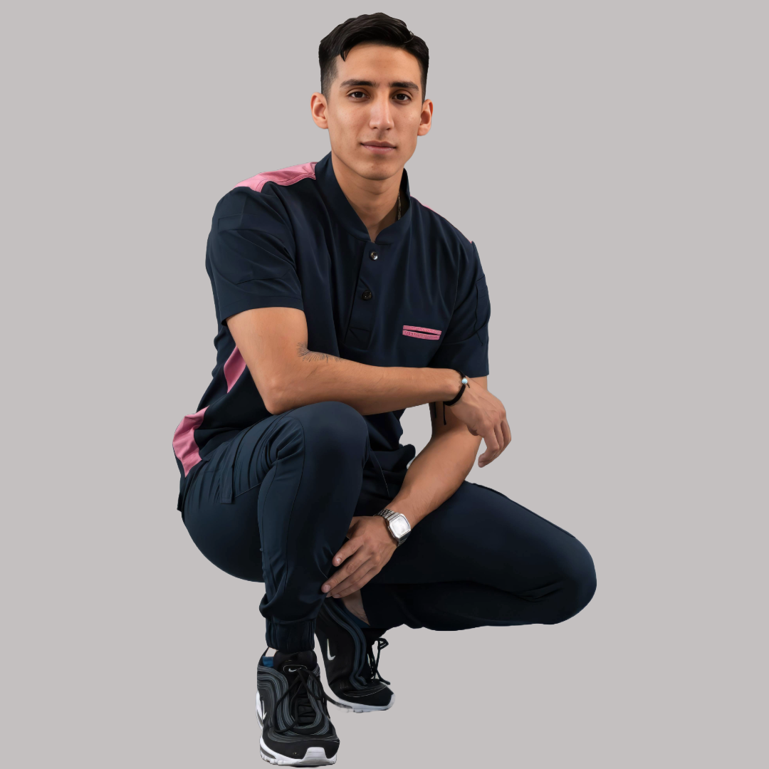 Jogger Quirúrgico Skinny, Azul Mno F.W Hombre, Scrubs 520