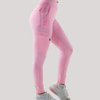 Pantalon quirurgico jogger palo de rosa para enfermera o doctora Estilo 901