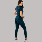 Jogger Quirúrgico Mujer Est. 901 | Verde Botella Super Stretch