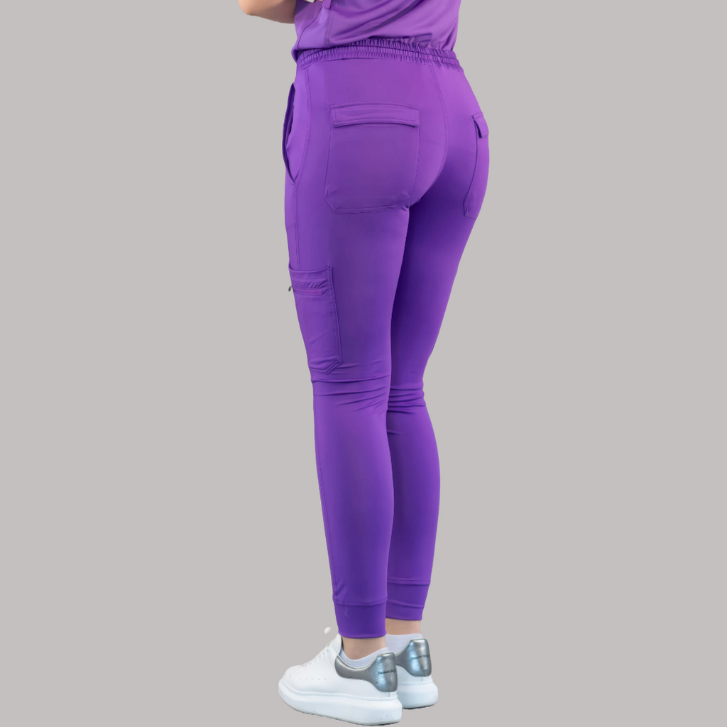 Jogger Quirurgico Morado Unisex, Super Stretch, Scrubs 901
