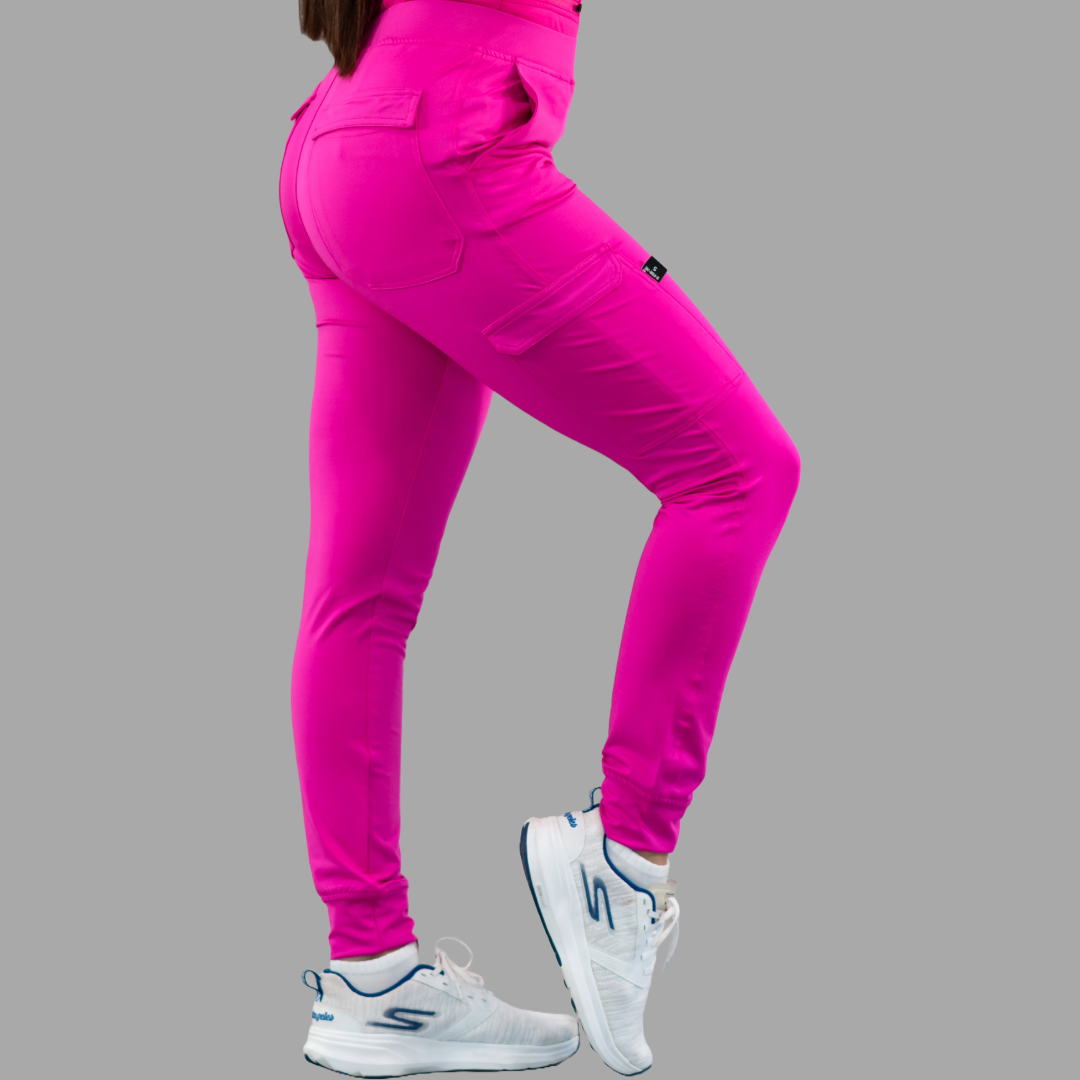Jogger Quirurgico Fucsia Mujer, Super Stretch, Scrubs 901