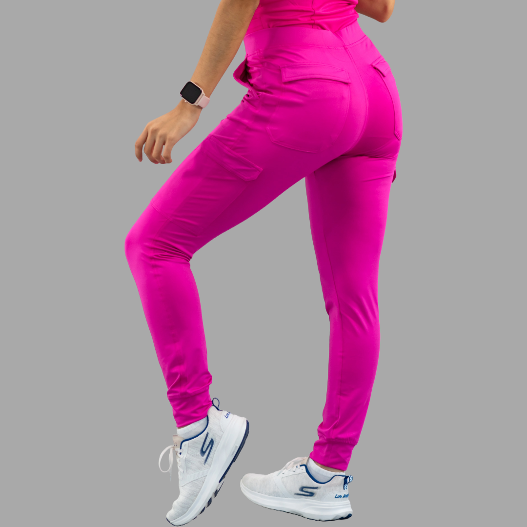 Jogger Quirurgico Fucsia Mujer, Super Stretch, Scrubs 901