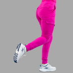 Pantalón quirúrgico dama fucsia 901 resistente al deslavado