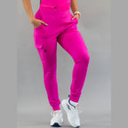 Jogger quirúrgico fucsia 901 cintura elástica 6 bolsillos uniforme médico México
