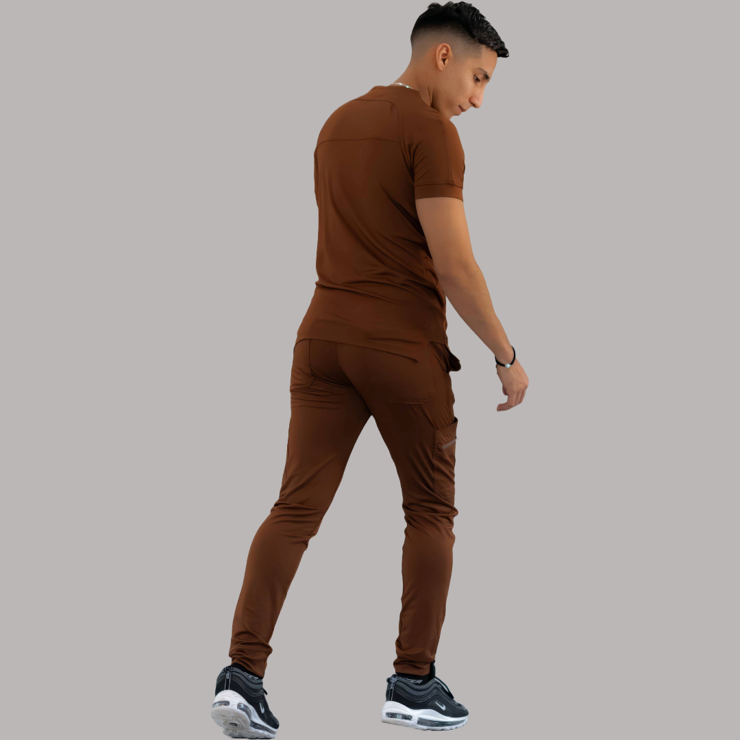 Jogger Quirúrgico Hombre Cafe, Scrubs 901
