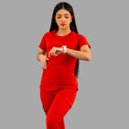 Filipina Quirúrgica Mujer Rojo, Super Stretch, Scrubs 901