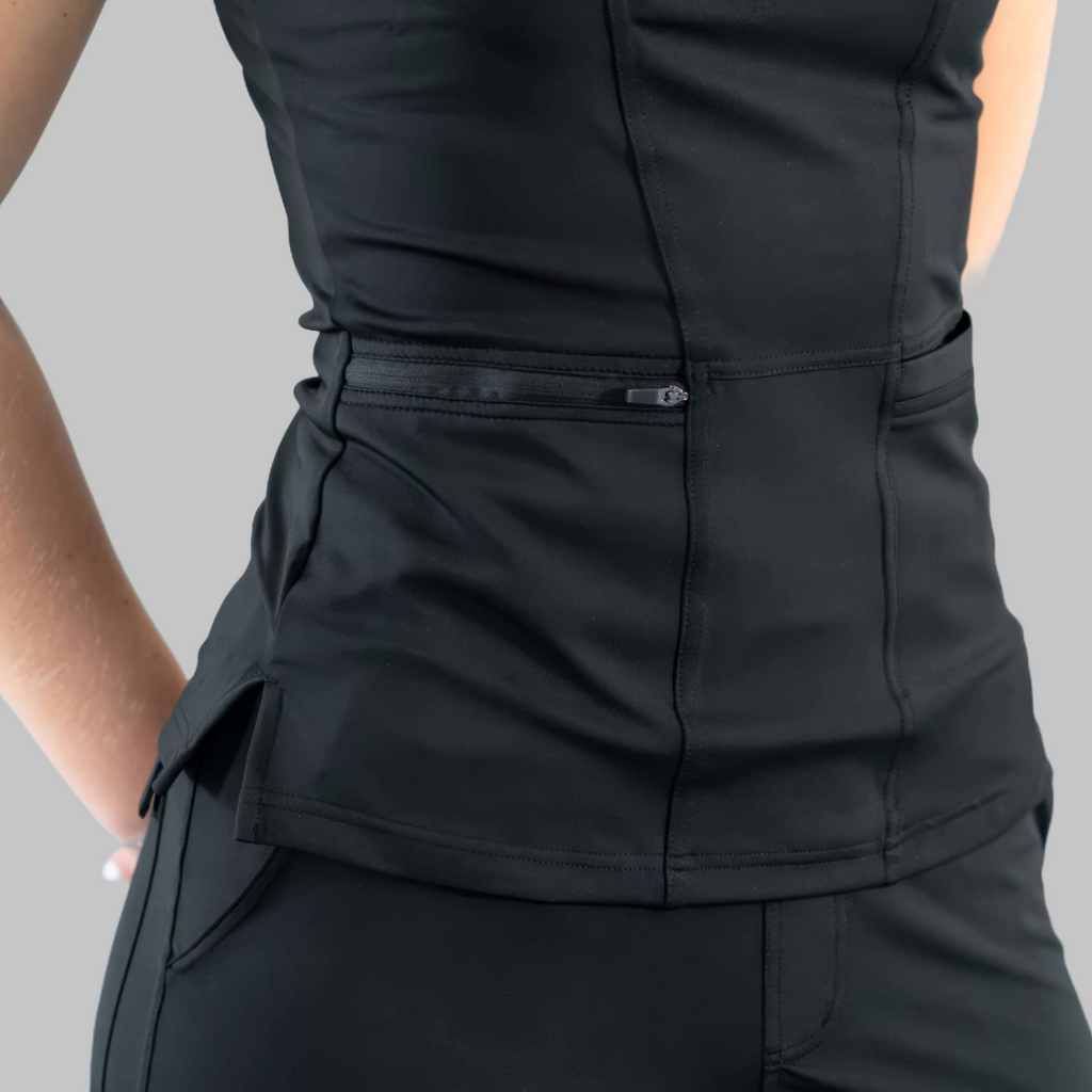 Conjunto Quirúrgico Mujer – Estilo 901 Negro | Super Stretch