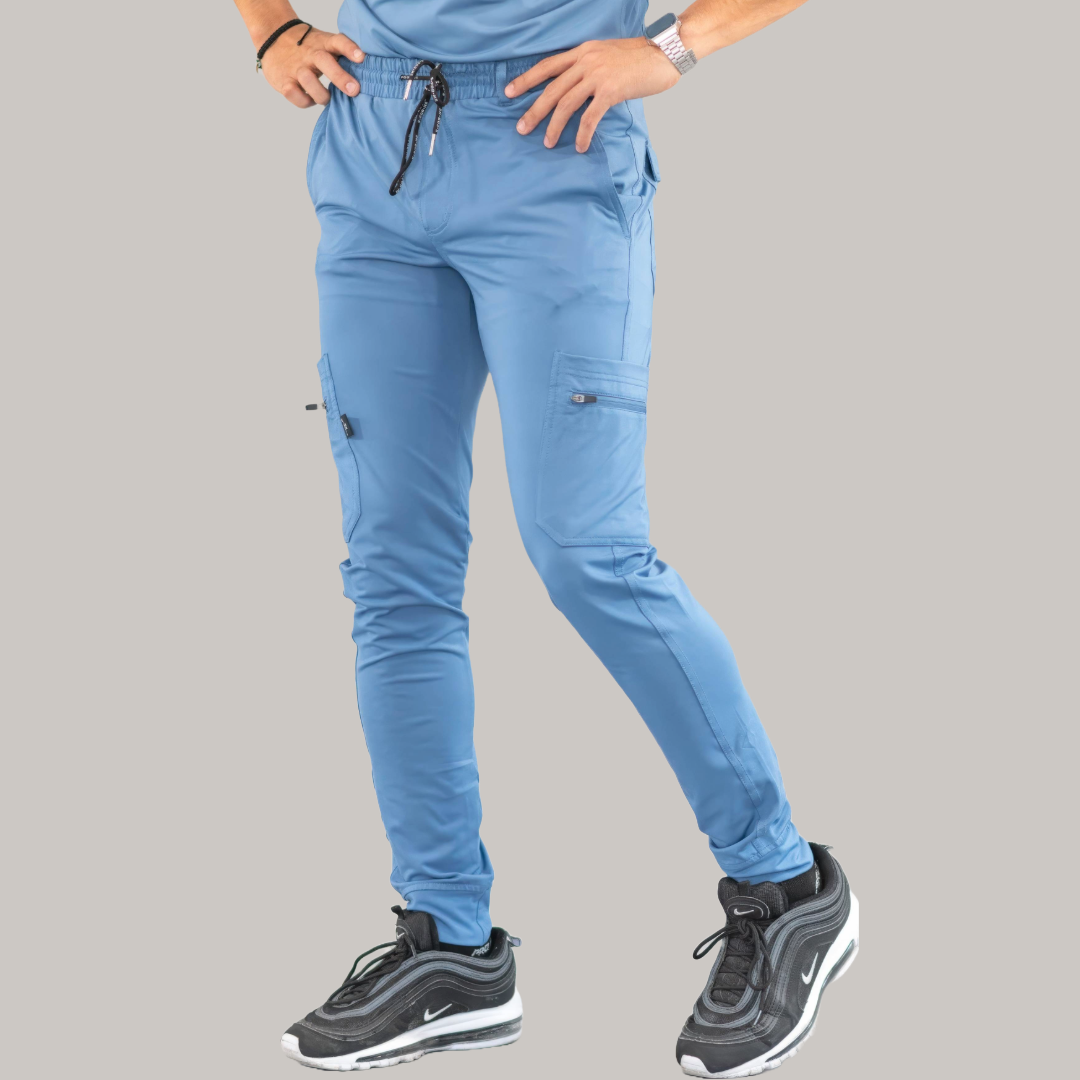Jogger Quirúrgico Hombre Azul Plumbago, Scrubs 901