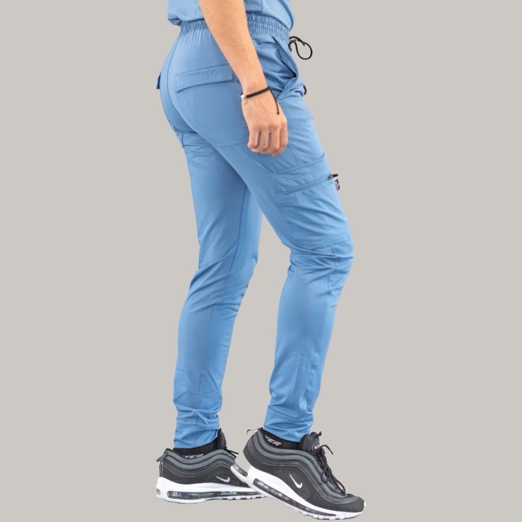 Jogger Quirúrgico Hombre Azul Plumbago, Scrubs 901