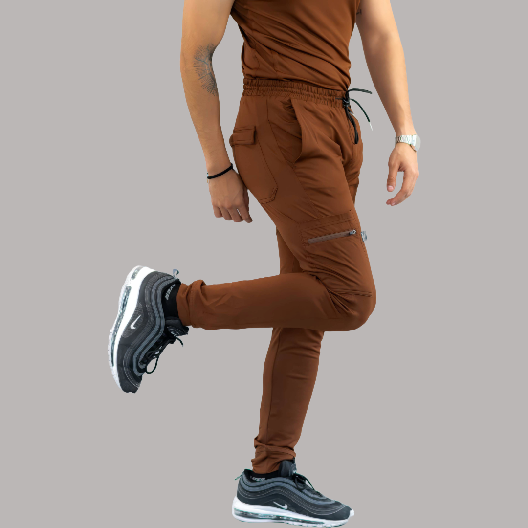 Jogger Quirúrgico Hombre Cafe, Scrubs 901