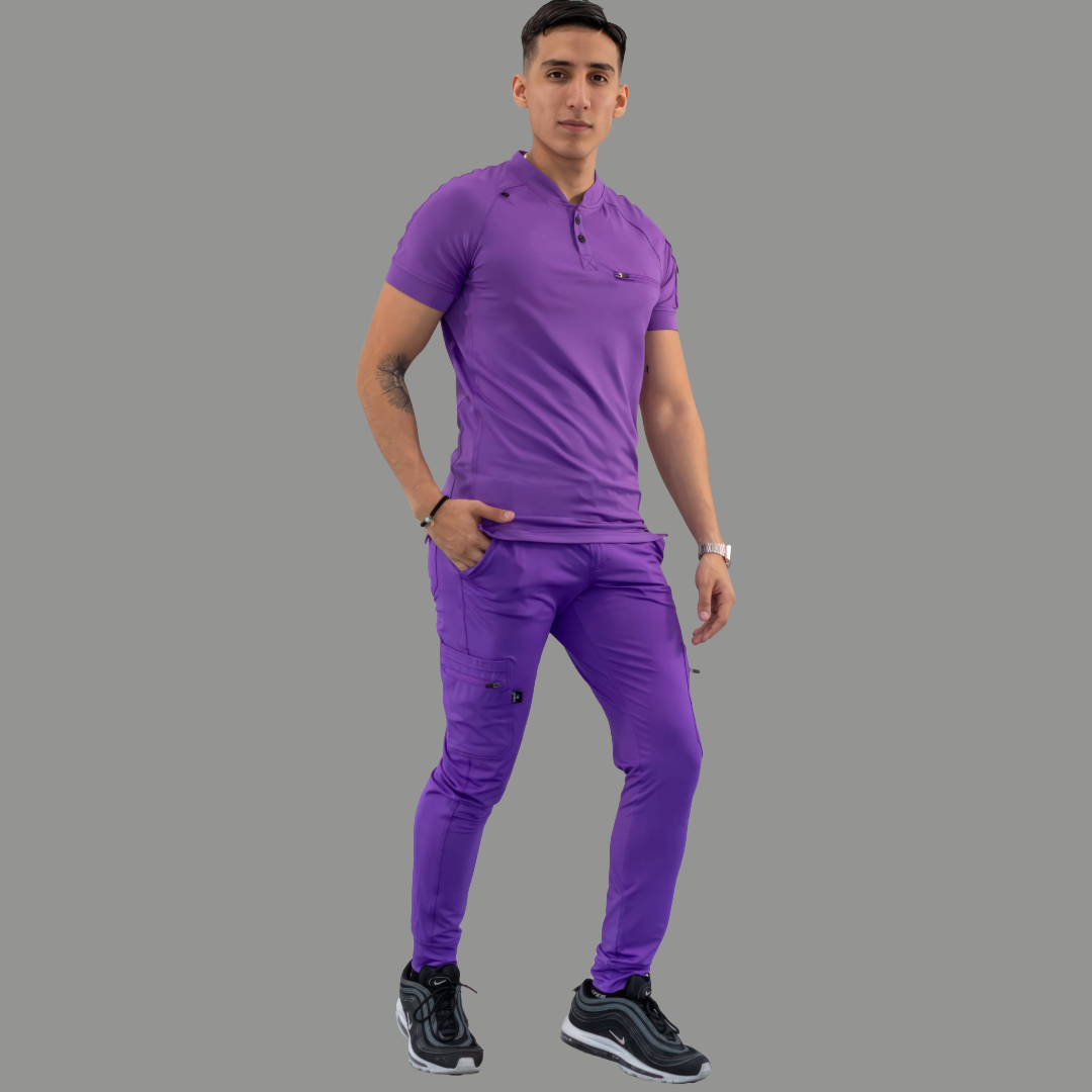 Filipina Quirúrgica Hombre Morado, Scrubs 901