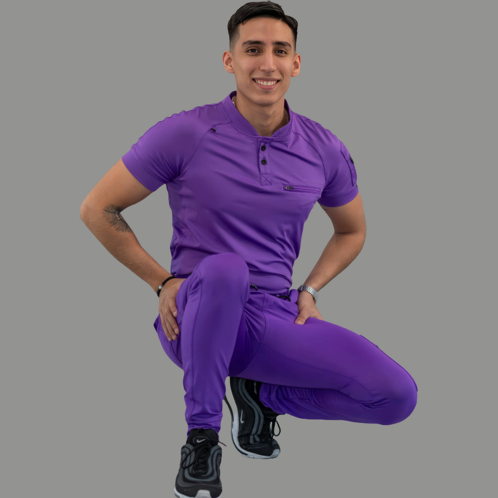 Filipina Quirúrgica Hombre Morado, Scrubs 901