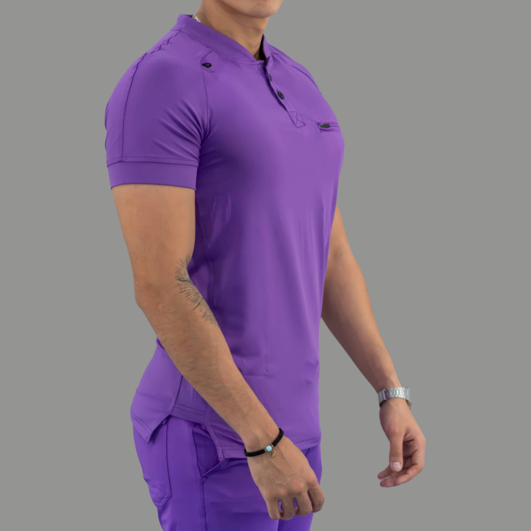 Filipina Quirúrgica Hombre Morado, Scrubs 901