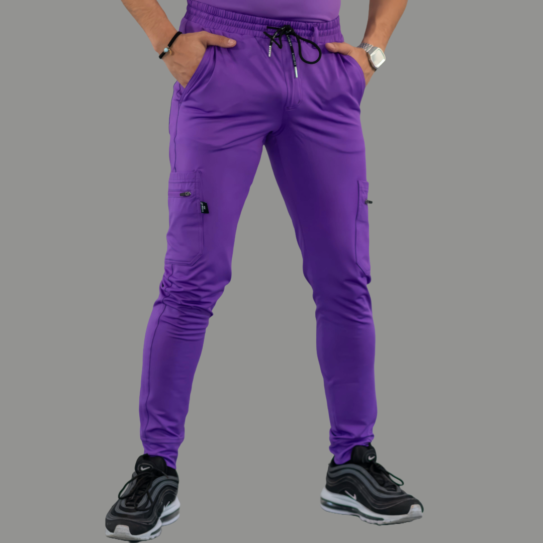 Jogger Super Stretch Hombre Morado, Scrubs 901