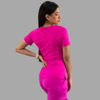 Uniforme quirúrgico fucsia mujer 901 slim fit Sandel Medica