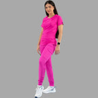 Uniforme médico fucsia para enfermera modelo 901 Sandel Medica