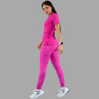 Jogger quirúrgico fucsia 901 comodidad y estilo para jornadas largas