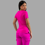 Filipina quirúrgica dama fucsia 901 ropa médica profesional