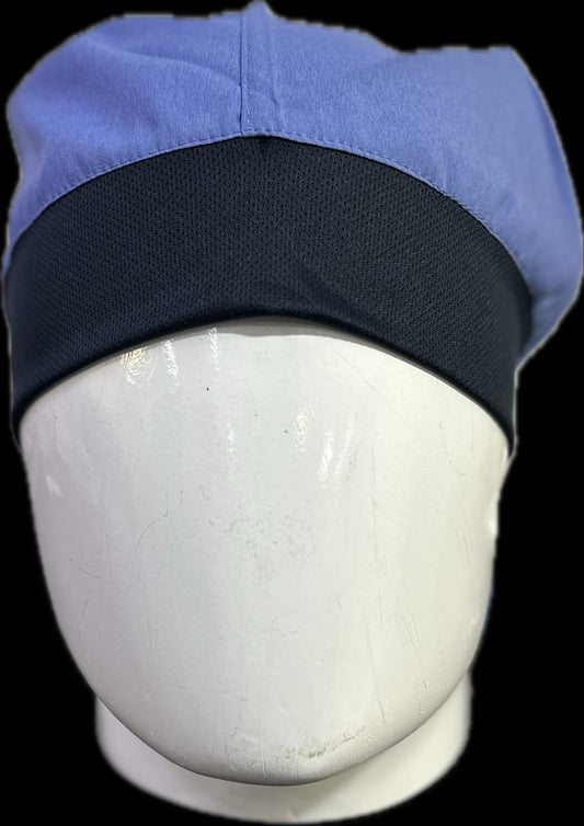 Gorro Quirúrgico Azul Plumbago con Stretch Unisex