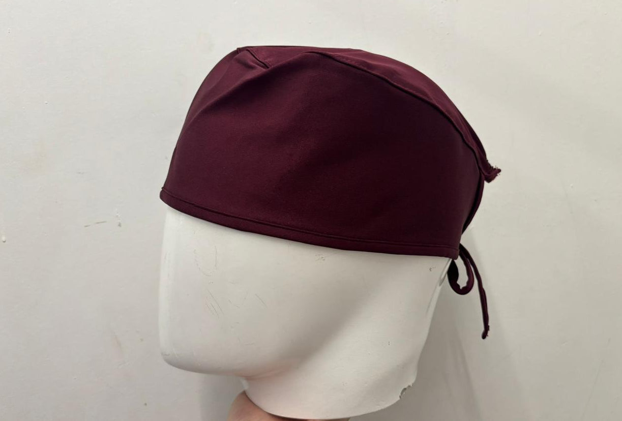 Gorro Quirúrgico Unisex Vino Super Stretch