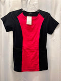Filipina Quirurgica Super Stretch Negra/Fiusha 902. Dama