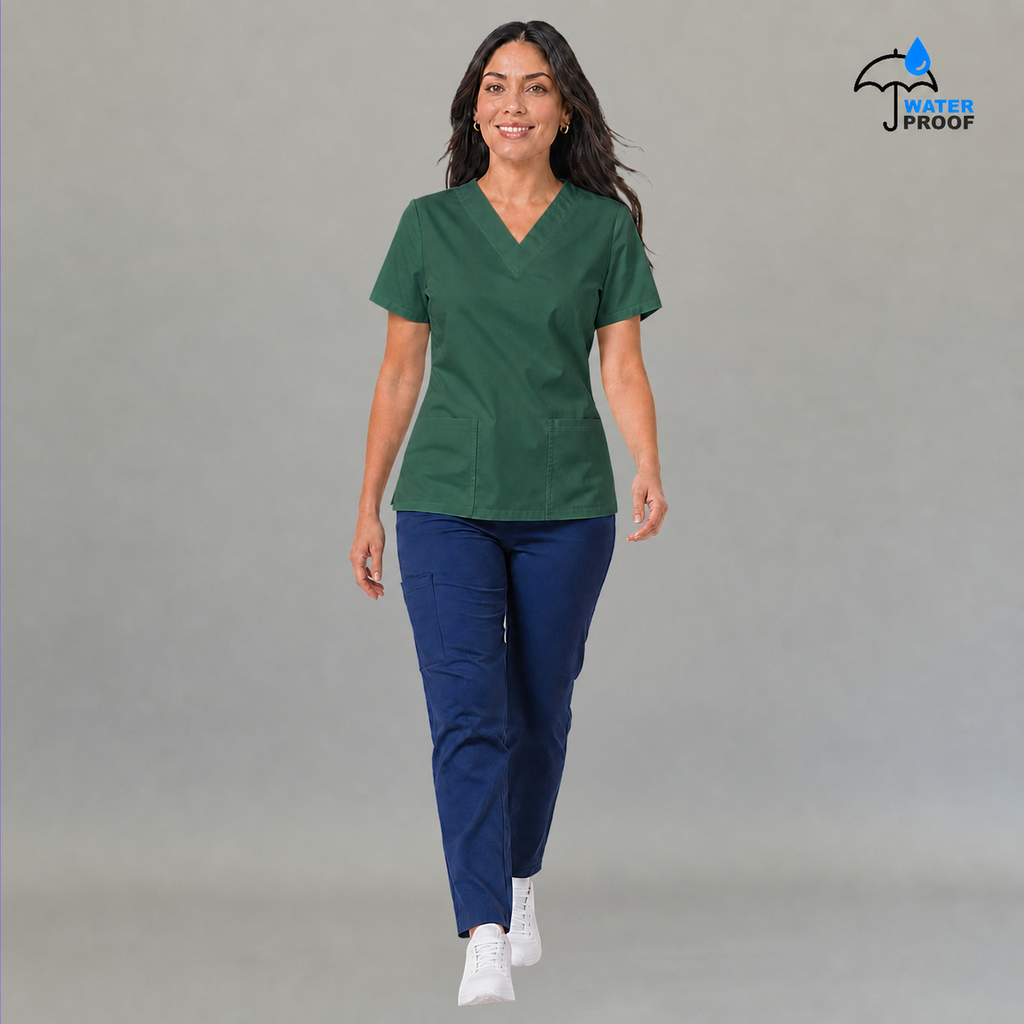 Filipina Verde Botella 502 Quirúrgica Mujer Antifluido FW