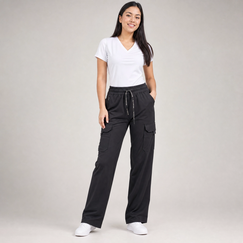 Pantalón Mujer 911 Mujer Negro Super Stretch, Scrubs