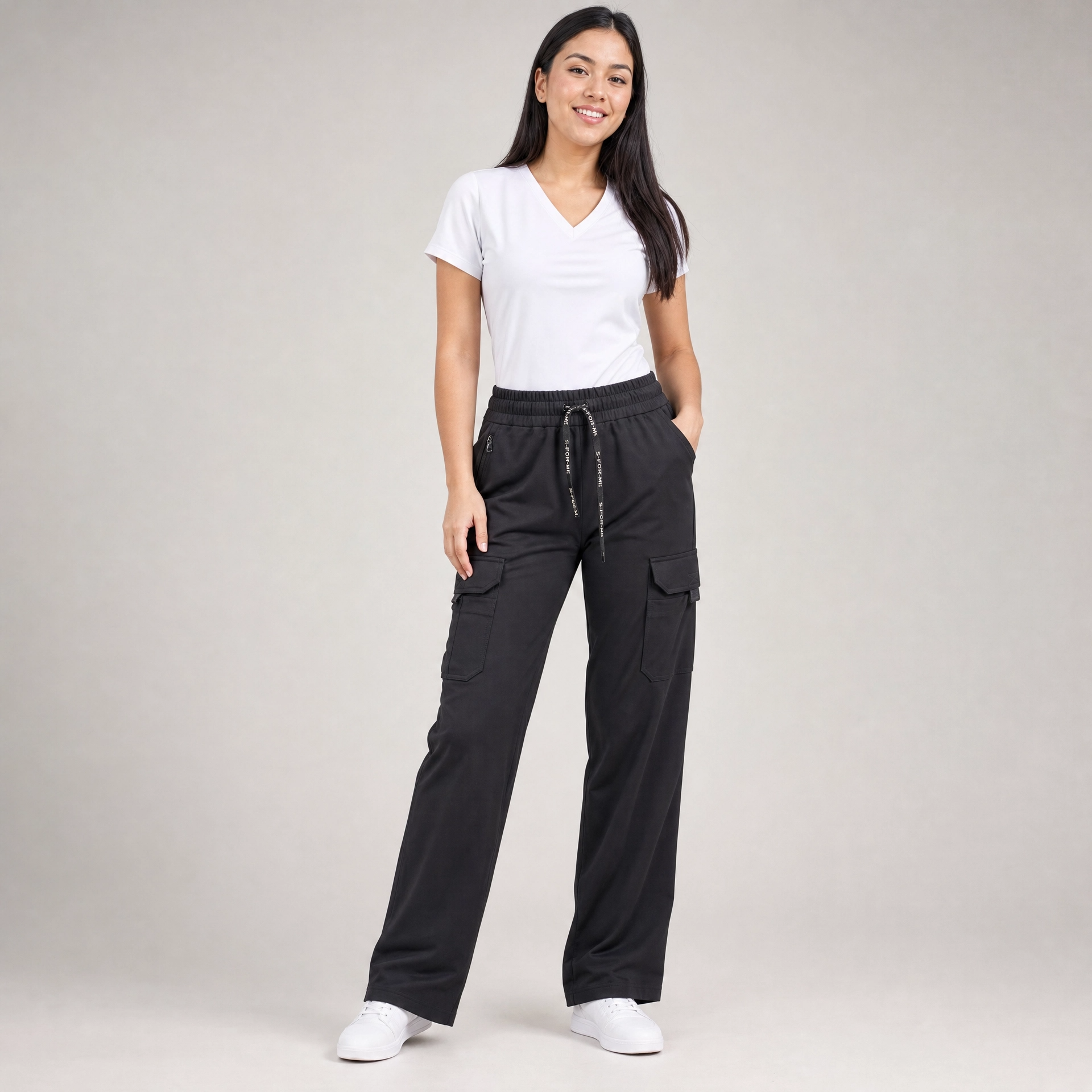 Pantalón Mujer 911 Mujer Negro Super Stretch, Scrubs