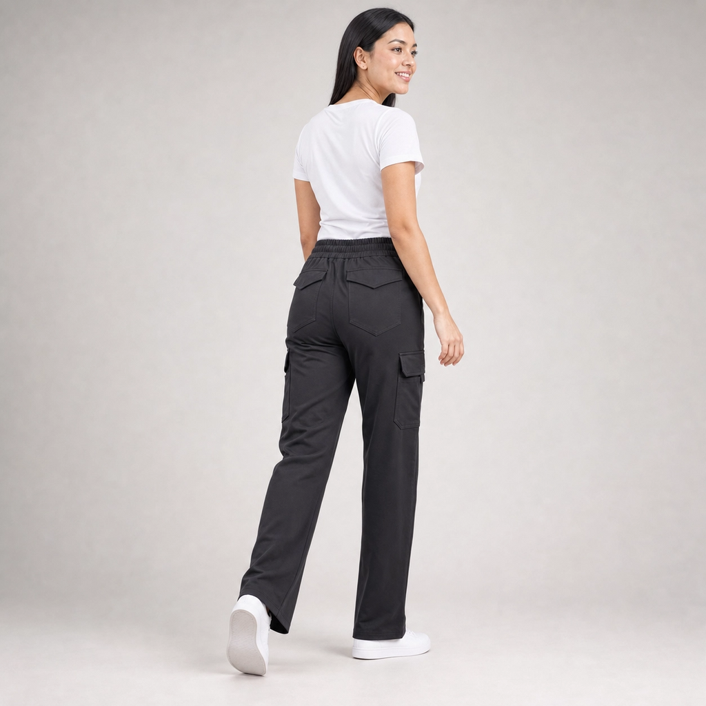 Pantalón Mujer 911 Mujer Negro Super Stretch, Scrubs
