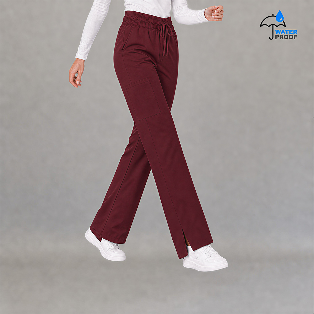 Pantalón Vino 502 Quirúrgico Mujer Antifluido Relaxed