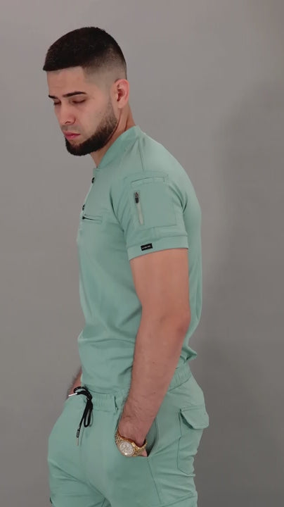 Jogger Quirúrgico Verde Menta Hombre, Scrubs 901 Super Stretch