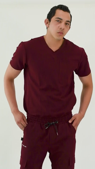 Filipina Quirurgica Antifluido Hombre Negra, Scrubs 300
