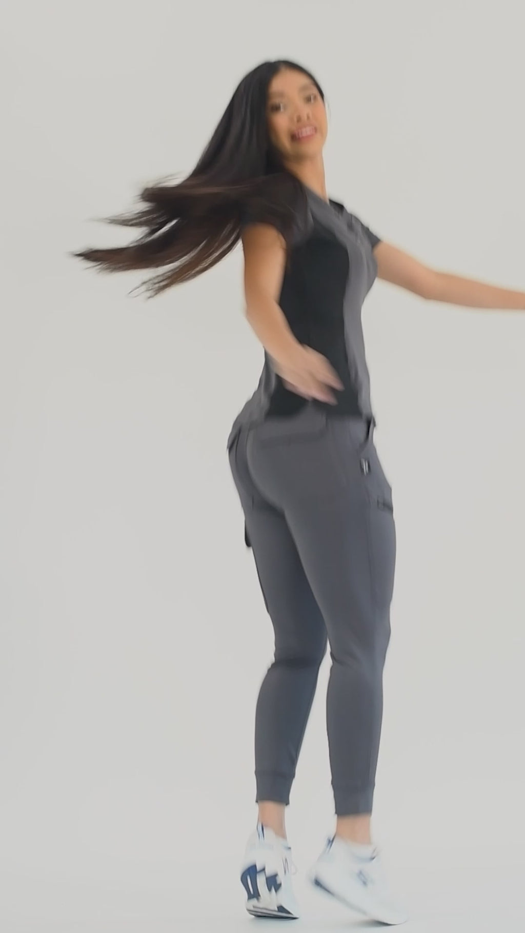 Jogger Quirúrgico Mujer Super Stretch Gris, Scrubs 905