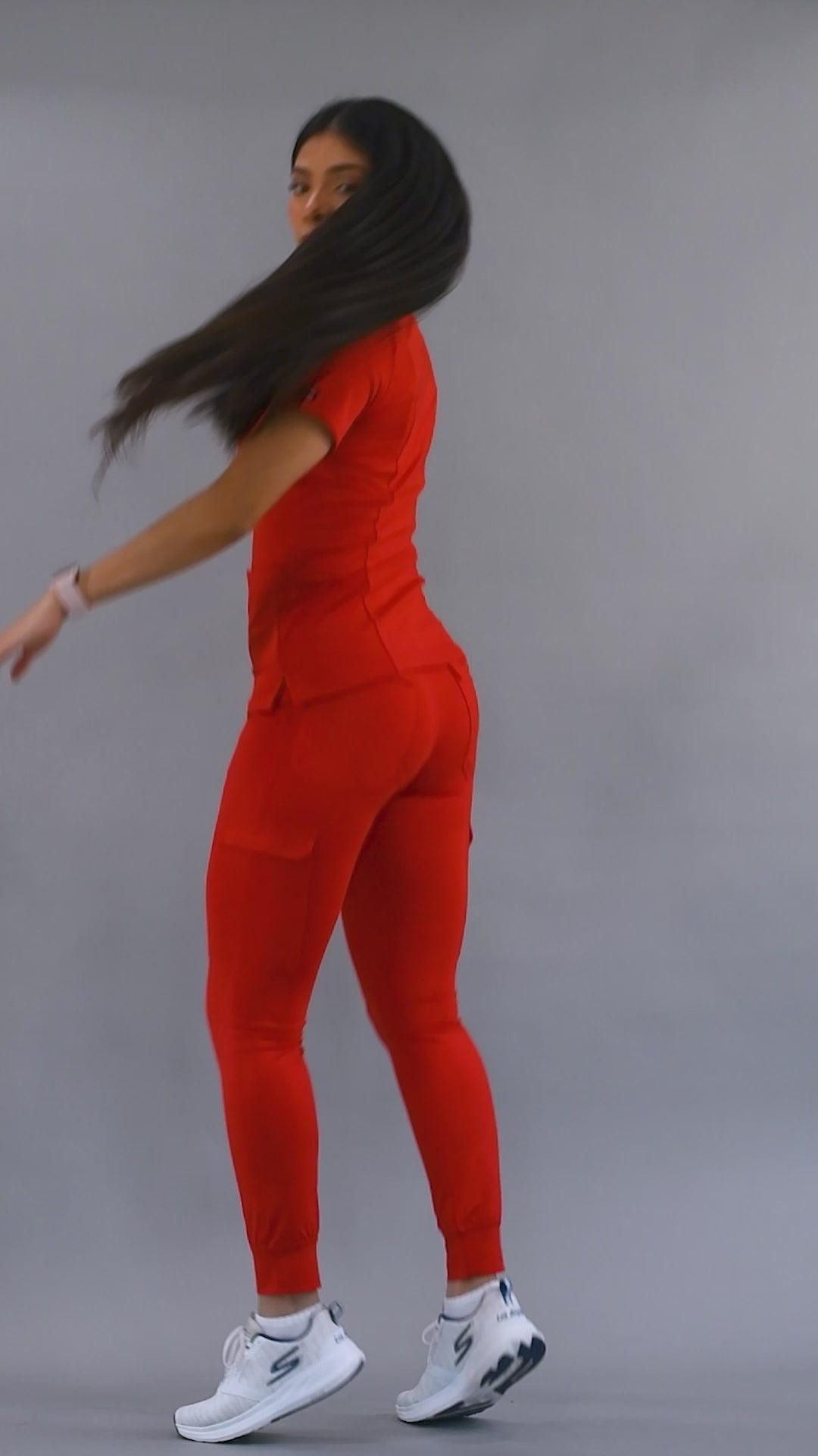 Jogger Quirurgico Mujer Rojo, Super Stretch, Scrubs 901
